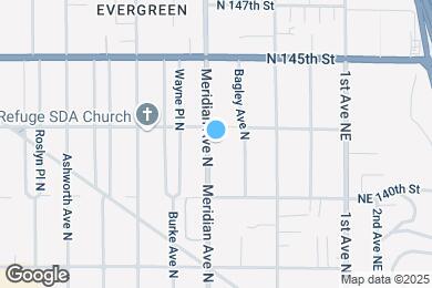 Map image of the property - 14046 Meridian Ave N