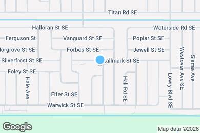 Map image of the property - 3206 Halacka Ave SE