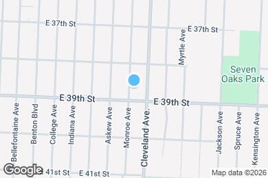 Map image of the property - 3833 Monroe Ave