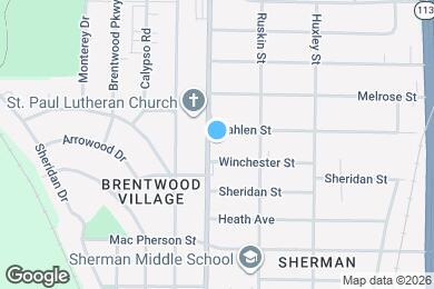 Map image of the property - 2113 N Sherman Ave