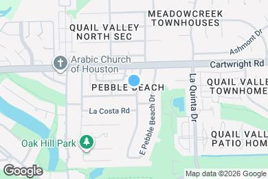 Map image of the property - 3202 Palm Desert Ln