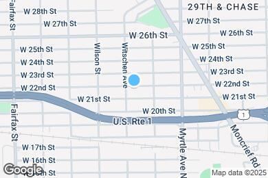 Map image of the property - 1450 W 22nd St