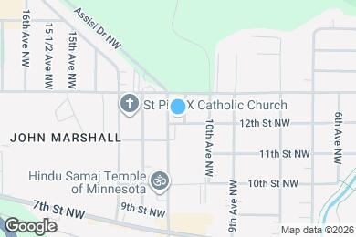 Map image of the property - 1015 12th St NW