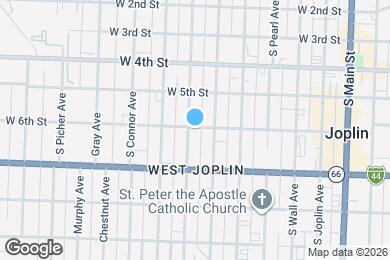 Map image of the property - 616 W 6th St