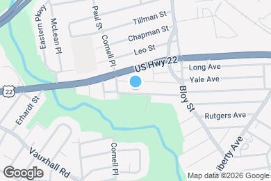 Map image of the property - 565 Harvard Ave