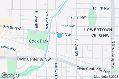 Map image of the property - 610 6th Ave NW