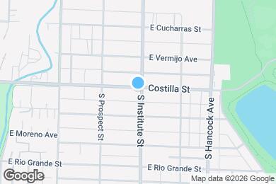Map image of the property - 847 Costilla St