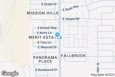 Map image of the property - 19029 N 6th St