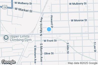 Map image of the property - 903 1/2 W Washington St