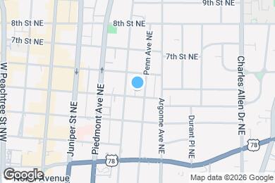 Map image of the property - 252 5th St NE