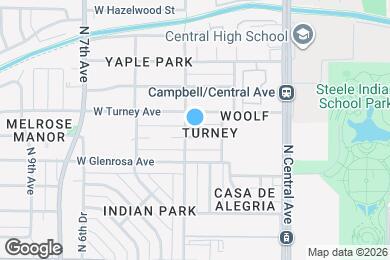 Map image of the property - 224 W Montecito Ave