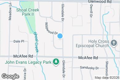 Map image of the property - 1953 Glendale Dr