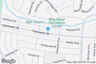 Map image of the property - 23957 Vanowen St