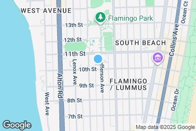 Map image of the property - 1008 Jefferson Ave