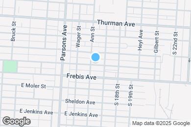 Map image of the property - 550 Hanford St