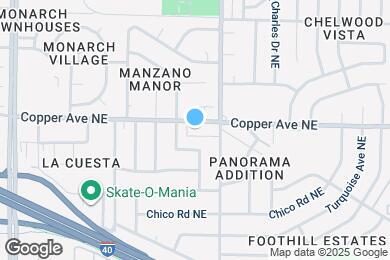 Map image of the property - 12608 Copper Ave NE