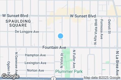 Map image of the property - 1327-1329 N Vista St