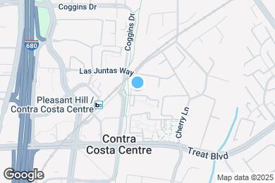 Map image of the property - The Overlook at Walnut Creek