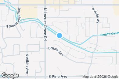 Map image of the property - 1756 E Knobcone Dr