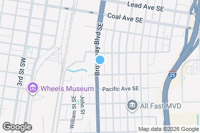 Map image of the property - 722 Broadway Blvd SE