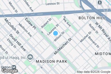 Map image of the property - 1706 Linden Ave