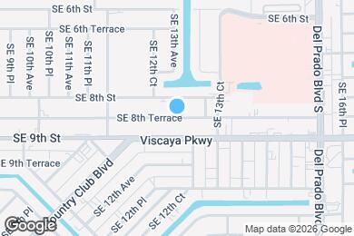 Map image of the property - 1252 SE 8th Terrace