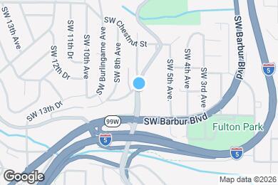 Map image of the property - 7230 SW Terwilliger Blvd