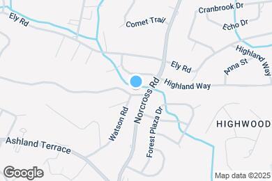 Map image of the property - 963 Brynwood Dr