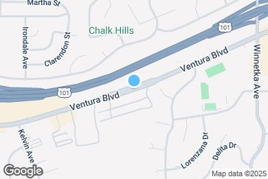 Map image of the property - 20500 Ventura Blvd