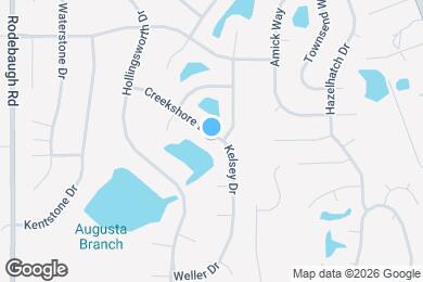 Map image of the property - 3207 Creekshore Dr