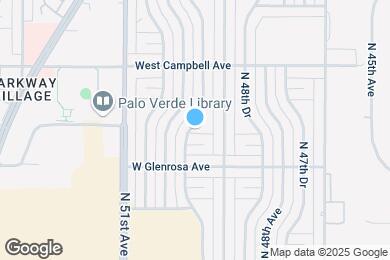 Map image of the property - 4343 N 49th Dr