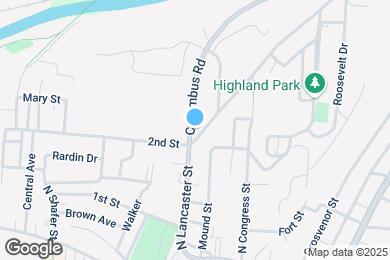 Map image of the property - 167 N Lancaster St