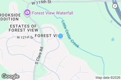 Map image of the property - 12131 S Sunray Dr