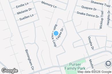 Map image of the property - 217 Tepee Dr