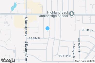 Map image of the property - 713 S Patterson Dr