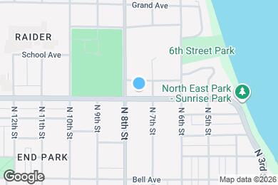 Map image of the property - 718 North Ave