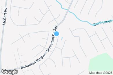 Map image of the property - 600 Simonton Crest Dr SE