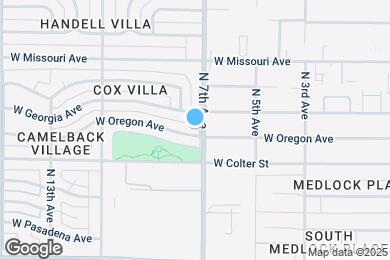 Map image of the property - 5230 N 7th Ave
