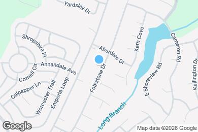 Map image of the property - 1151 Folkstone Dr