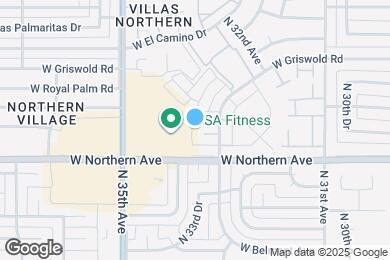 Map image of the property - 3322 W Loma Ln