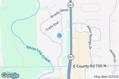 Map image of the property - 1562 Winding Creek Trail