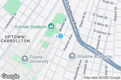 Map image of the property - 2802 Calhoun St