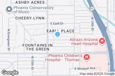 Map image of the property - 1630 E Catalina Dr