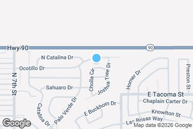 Map image of the property - 1349 Cholla Cir