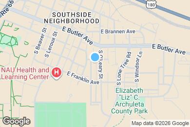 Map image of the property - 508 S Fountaine St