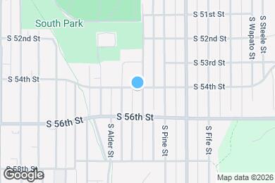 Map image of the property - 5402 S Junett St