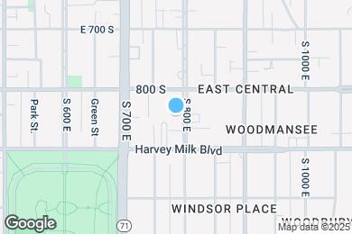 Map image of the property - 836 S 800 E