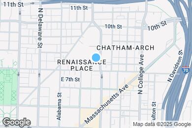 Map image of the property - 493 E Arch St