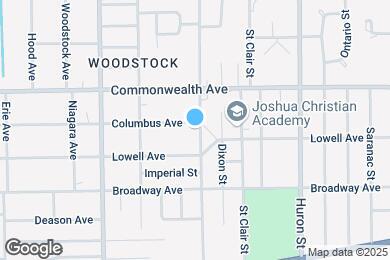 Map image of the property - 916 Detroit St