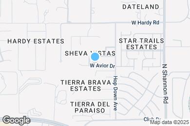 Map image of the property - 3222 W Avior Dr